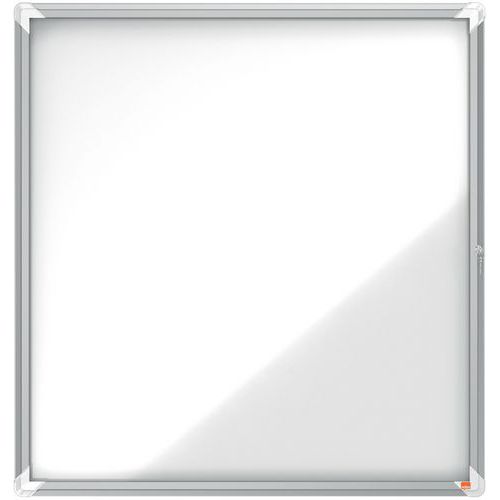 Glazen buitenvitrine afsluitbaar Premium Plus magnetisch A4 - Nobo
