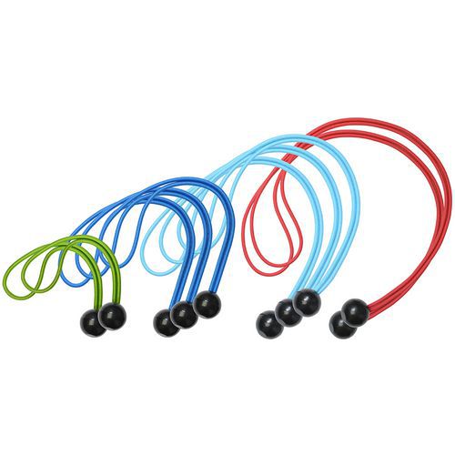 Spanners - Elastisch Met Bal - Set Van 10 - Master Lock