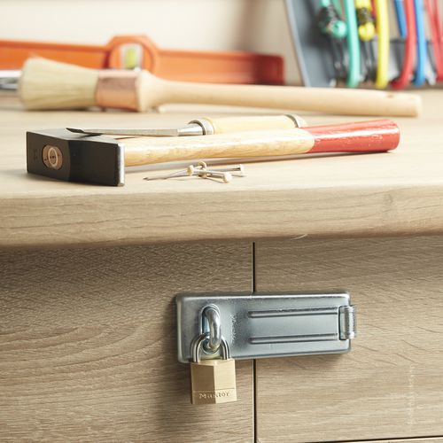 Cadenas à clés en inox - Rond - Master Lock Cadenas à clés en inox - Rond - Master Lock