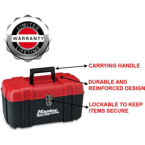 Gereedschapskist incl. elektrisch toepassingen - Master Lock Gereedschapskist incl. elektrisch toepassingen - Master Lock