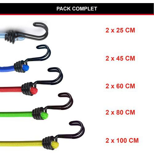 Snelbinder Twin Wire™ met opberghouder - set van 10 - Master Lock Snelbinder Twin Wire™ met opberghouder - set van 10 - Master Lock
