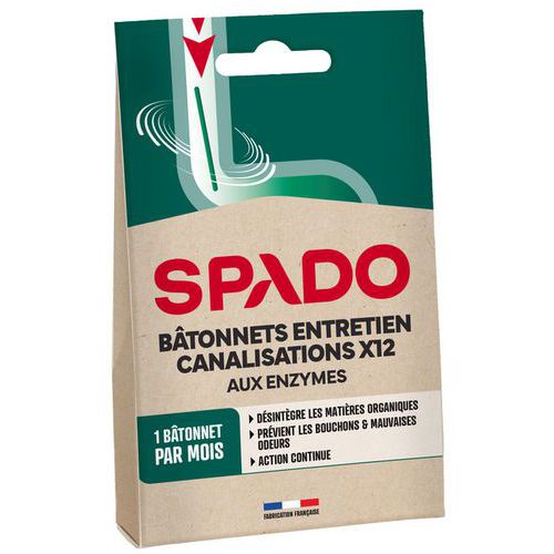 Afvoer ontstopper sticks x12 - Spado Expert De Ma Maison Afvoer ontstopper sticks x12 - Spado Expert De Ma Maison