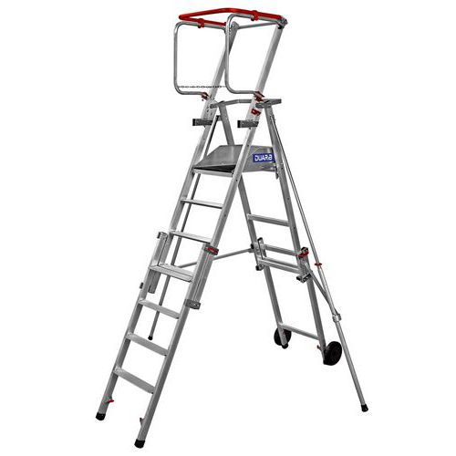 Afzonderlijk verrijdbaar platform T7 - extra compact en inklapbaar - Duarib Afzonderlijk verrijdbaar platform T7 - extra compact en inklapbaar - Duarib