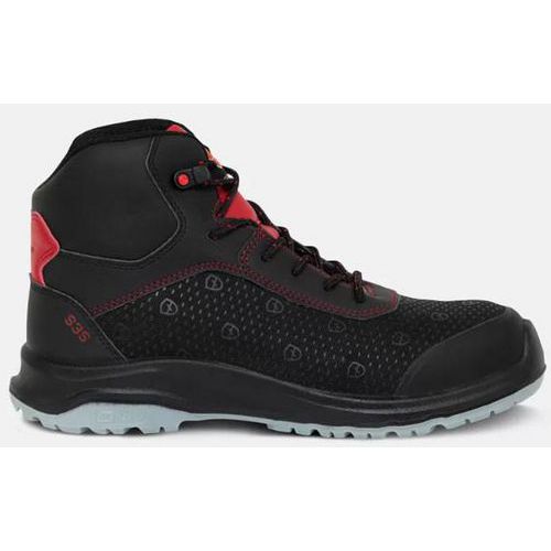 Hoge veiligheidssneakers S3S Rando, zwart-rood - Parade