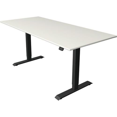 Zit/sta bureau Move1 Antraciet, memory functie, B180xD80xH74-123cm. Zit/sta bureau Move1 Antraciet, memory functie, B180xD80xH74-123cm.