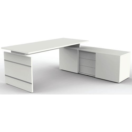 Bureau compleet - Stage One Form4 - Bureau B1800x800 - aanbouw B1600mm Bureau compleet - Stage One Form4 - Bureau B1800x800 - aanbouw B1600mm