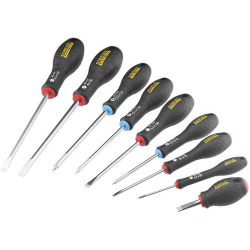 Jeu de 9 tournevis Pozidriv pour electricien et mecanicien - Stanley Jeu de 9 tournevis Pozidriv pour electricien et mecanicien - Stanley
