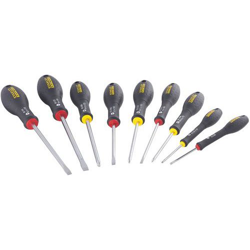 Jeu de 10 tournevis Philips et testeur - Stanley Jeu de 10 tournevis Philips et testeur - Stanley