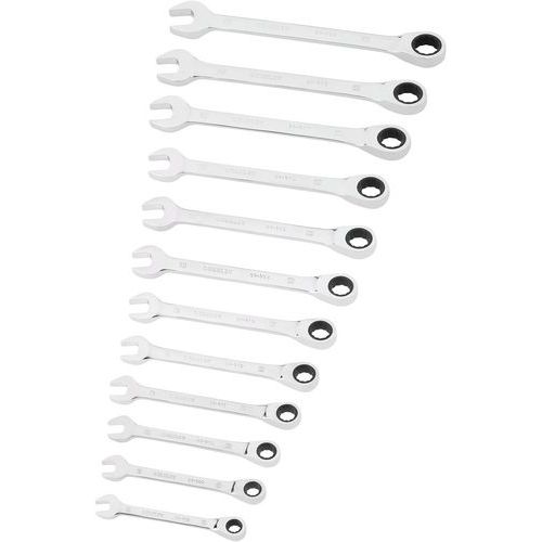 Ringsteeksleutelset met ratelring - 12 stuks - Stanley Ringsteeksleutelset met ratelring - 12 stuks - Stanley