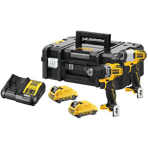 Pack perceuse visseuse et visseuse à choc - Dewalt Pack perceuse visseuse et visseuse à choc - Dewalt