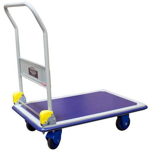 Chariot métal dossier rabattable - Capacité 150 ou 300 kg - Prestar