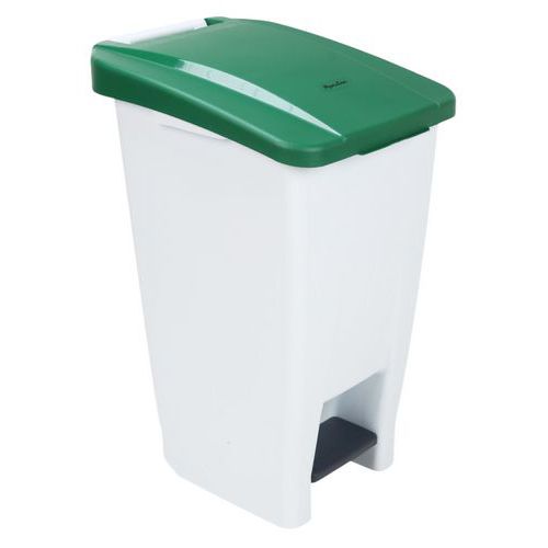 Poubelle mobile à pédale - 60 L - Manutan Expert