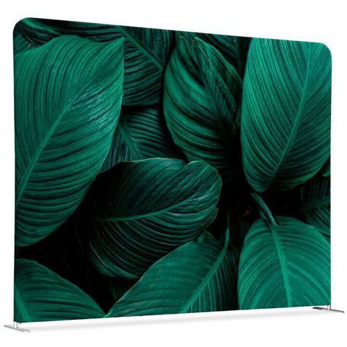 Scheidingswand Textiel 150-150 Dubbelzijdig Botanische Groene Bladeren