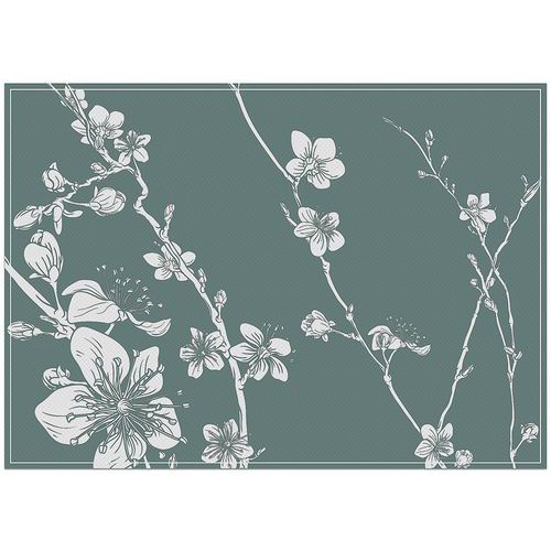 Placemat met groene kersenbloem Japans - Showdown Displays Placemat met groene kersenbloem Japans - Showdown Displays