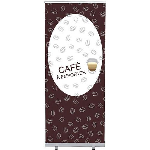 Roll-Banner Budget 85 Complete Set Cafe a emporter