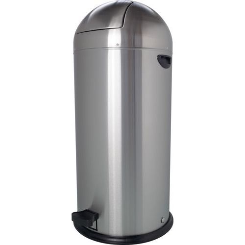 Corbeille à pédale avec clapet push - 52L - Helit