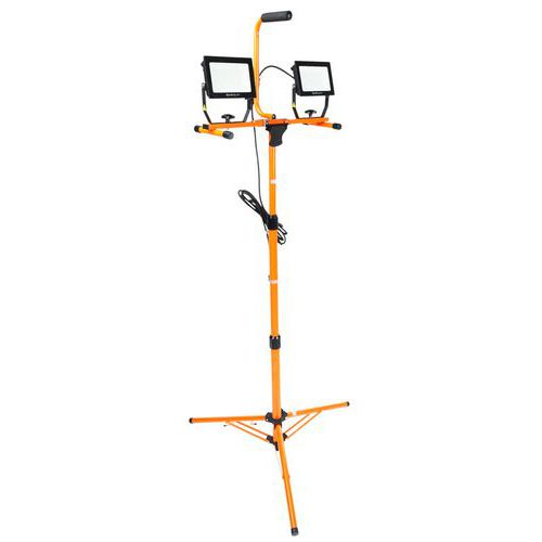 Projecteur LED 2x50W avec trépied - Manutan Expert