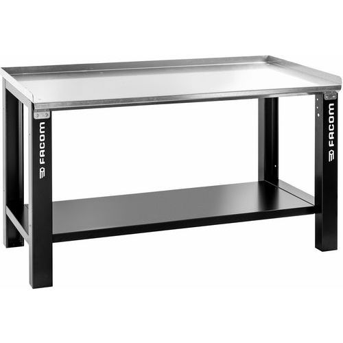 Etabli d'atelier avec plateau galvanisé - Facom