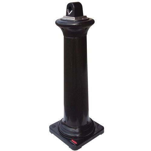 Asbak Groundskeeper Tuscan zwart - 600 peuken - Rubbermaid Asbak Groundskeeper Tuscan zwart - 600 peuken - Rubbermaid