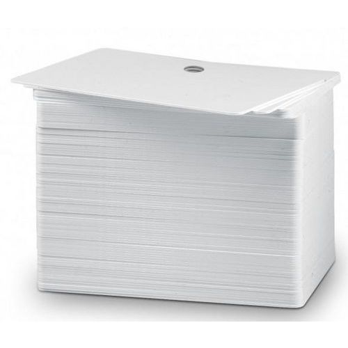 Geperforeerde witte pvc kaarten 5 mm - Sogedex