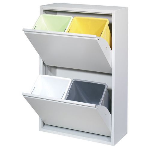 Armoire de tri sélectif en tôle