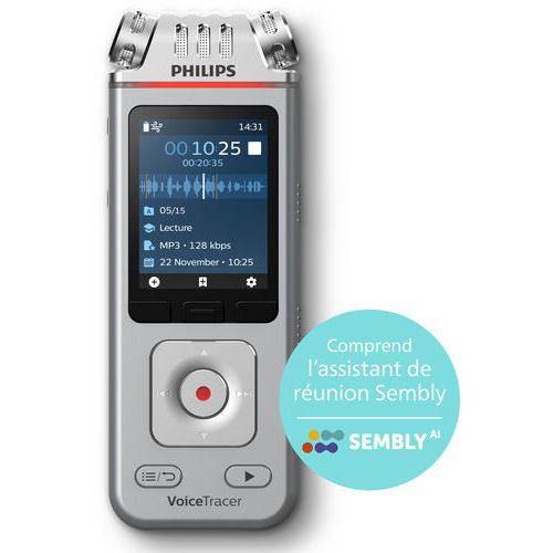Audiorecorder dictafoon DVT4115 - Philips Audiorecorder dictafoon DVT4115 - Philips