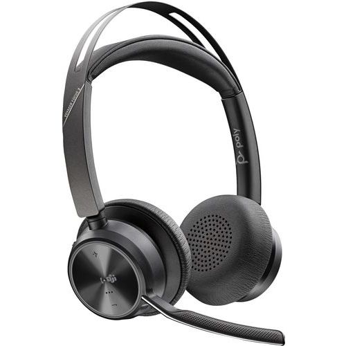 Headset - bluetooth met oplaadstation Voyager Focus 2 - Poly Headset - bluetooth met oplaadstation Voyager Focus 2 - Poly