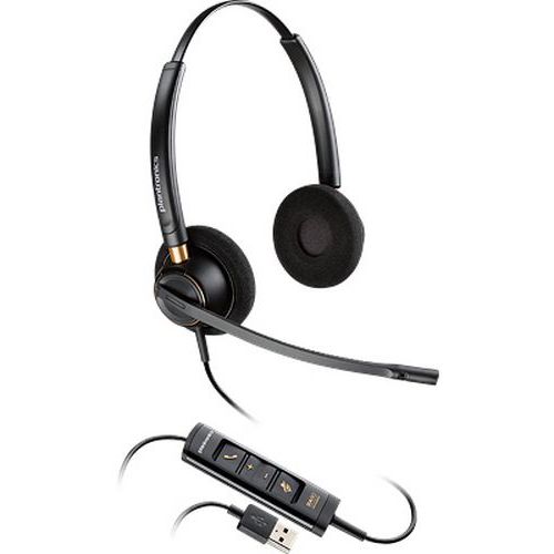 Headset met microfoon bedraad Teams EncorePro 525 USB - Poly Headset met microfoon bedraad Teams EncorePro 525 USB - Poly