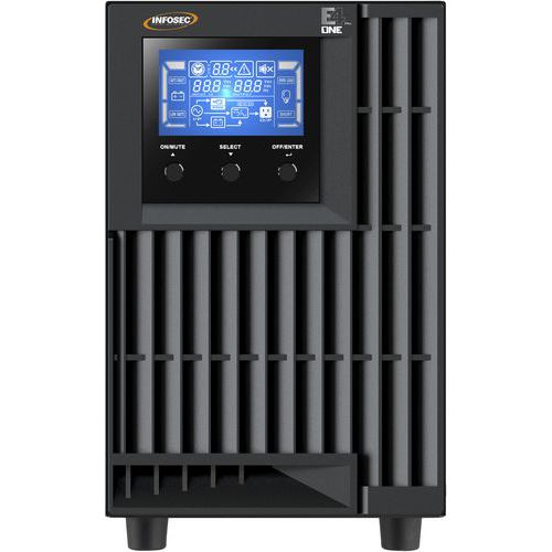 Omvormer UPS E4 Pro One On line - 2000VA - Infosec Omvormer UPS E4 Pro One On line - 2000VA - Infosec