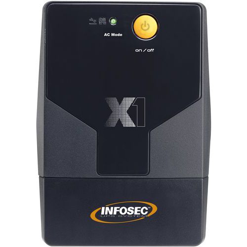 Onduleur X1+ prise IEC Lin interactive - 1000VA - Infosec