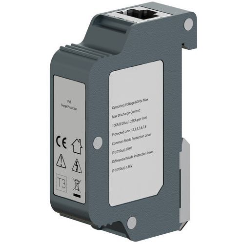 Protection parafoudre RJ45 pour rail DIN - Générique Protection parafoudre RJ45 pour rail DIN - Générique