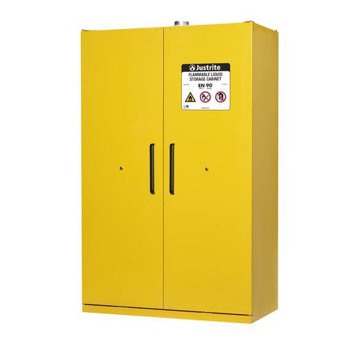 Armoire de sécurité pour stockage de produits inflammables 120 cm - Justrite Armoire de sécurité pour stockage de produits inflammables 120 cm - Justrite