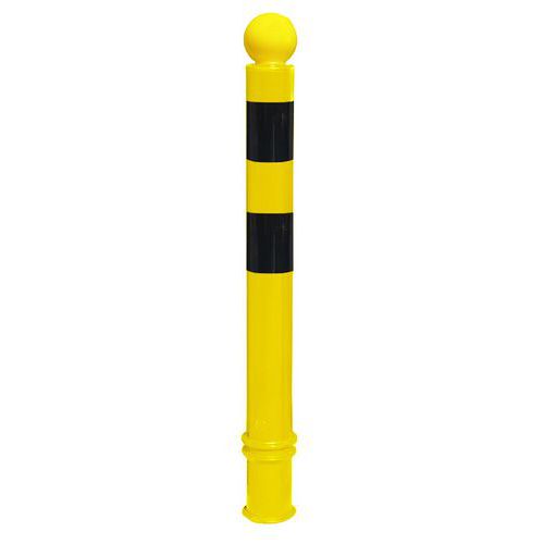 Flexibele verankerbare industriële paal, rond Ø 80 mm - 930 mm - Viso Flexibele verankerbare industriële paal, rond Ø 80 mm - 930 mm - Viso